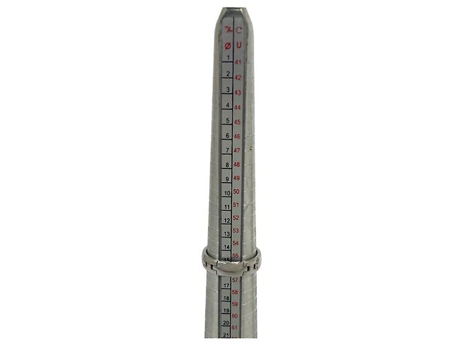 Ring Hermès Bague Hercules Band HERMES Argenté - vue 7