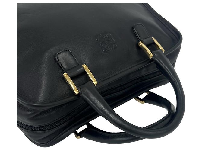 Bolso Loewe Amazona Mini Boston Bag Negro - vista 4
