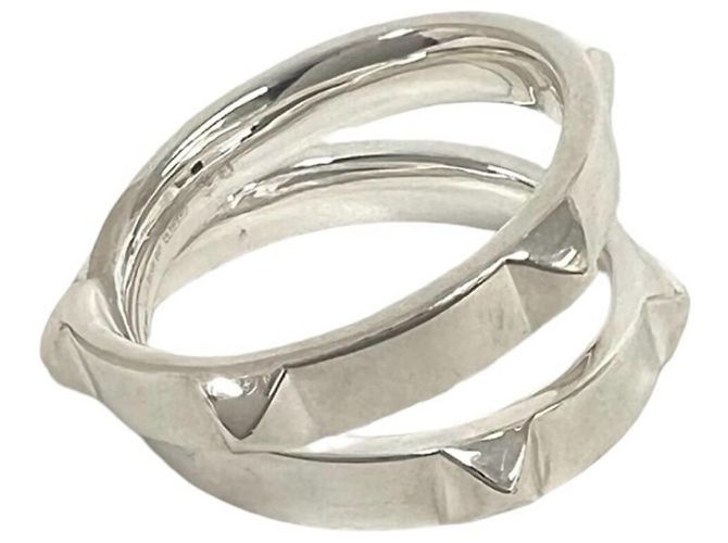 Hermès Hermes Mini Clou Doppelring Silber - Ansicht 5