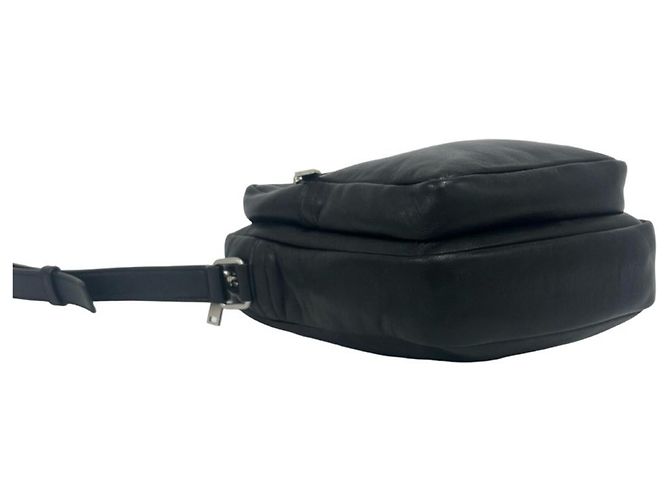 Autre Marque Borsa a tracolla in pelle nera Yves Saint Laurent Nero - vista 7