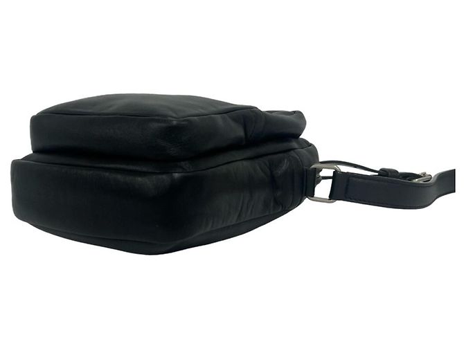 Autre Marque Borsa a tracolla in pelle nera Yves Saint Laurent Nero - vista 8