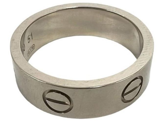 Anello Cartier Love in oro bianco 18K Argento - vista 5