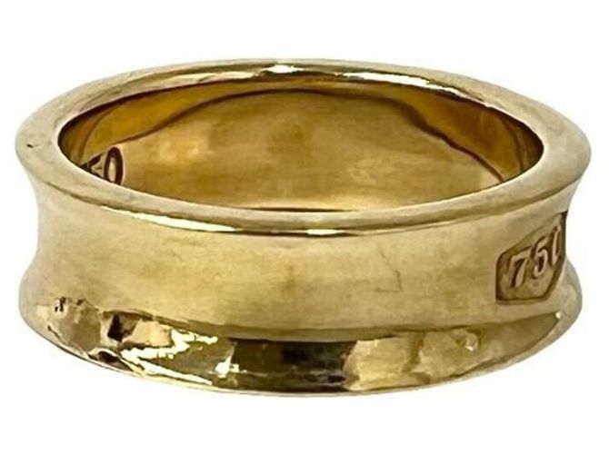 Autre Marque Anello Tiffany Narrow Band in oro giallo 18K D'oro - vista 6