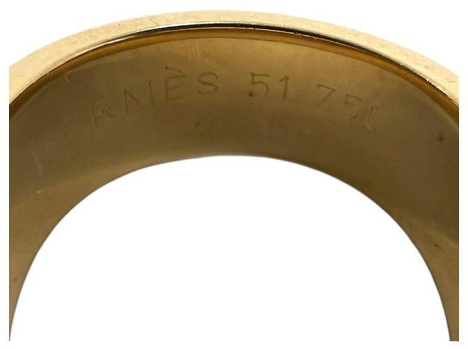 Hermès Hermes Vintage Kelly Ring in 18K Gelbgold Golden - Ansicht 3