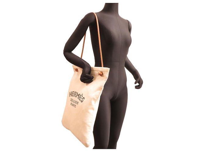 Hermès Hermes Aline GM Schultertasche für Damen Beige - Ansicht 9