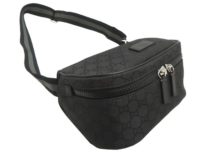 Pochete Gucci em nylon Preto - vista 3