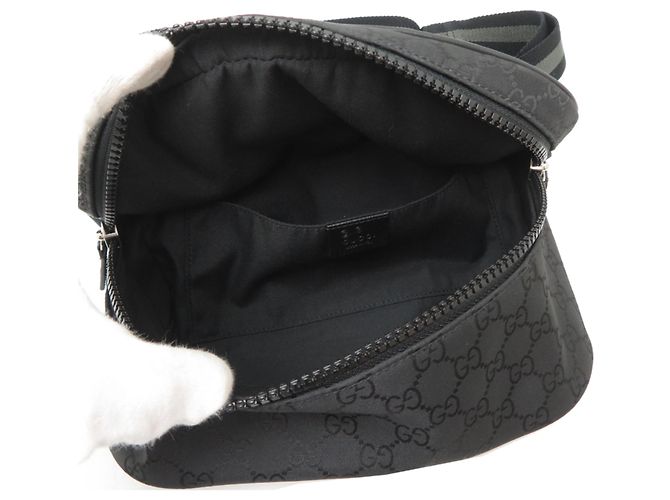 Pochete Gucci em nylon Preto - vista 6