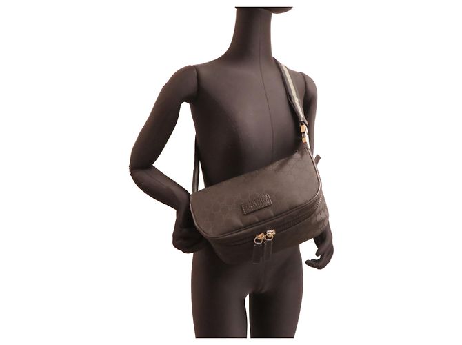 Pochete Gucci em nylon Preto - vista 8