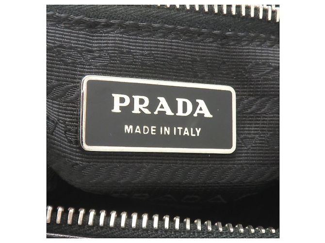Prada Schultertasche für Damen BT0332 Schwarz - Ansicht 7
