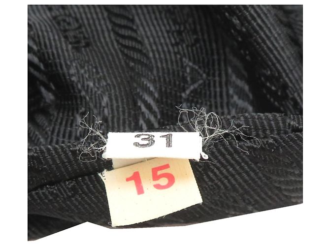 Prada Schultertasche für Damen BT0332 Schwarz - Ansicht 8
