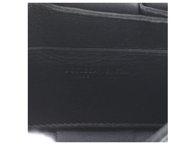 Borsa a tracolla in pelle Bottega Veneta Maxi Intrecciato Candy Cassette Nero - vista 8