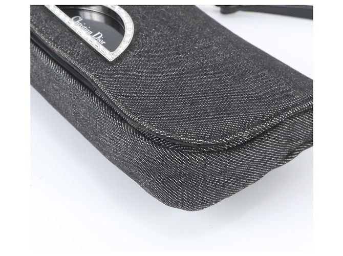 Bolsa de Ombro Christian Dior Maris Pearl em Denim e Couro - vista 5