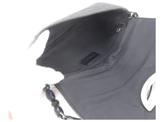 Bolsa de Ombro Christian Dior Maris Pearl em Denim e Couro - vista 7