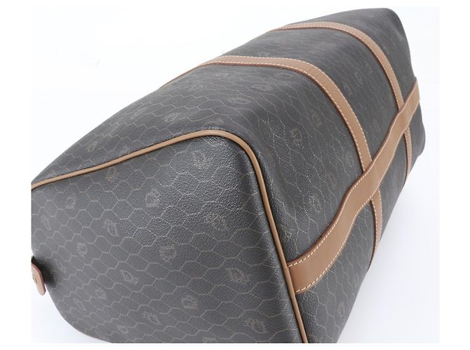 Borsa Boston Christian Dior in pelle a nido d'ape Marrone - vista 4