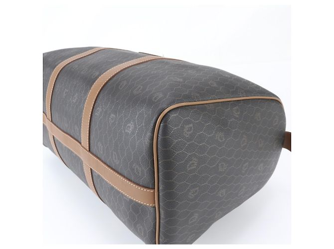 Borsa Boston Christian Dior in pelle a nido d'ape Marrone - vista 5