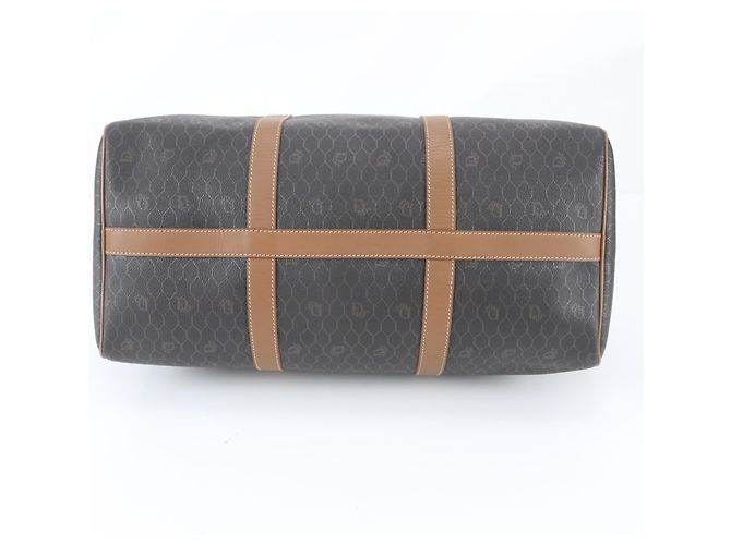 Borsa Boston Christian Dior in pelle a nido d'ape Marrone - vista 6