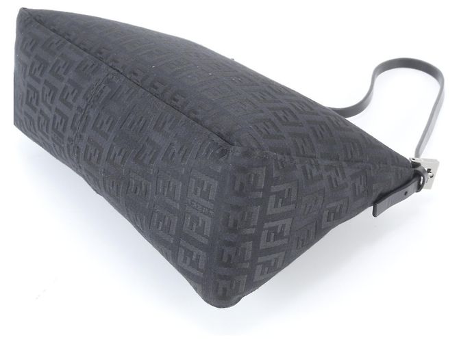 Borsa a tracolla Fendi Zucchino in pelle Nero - vista 5