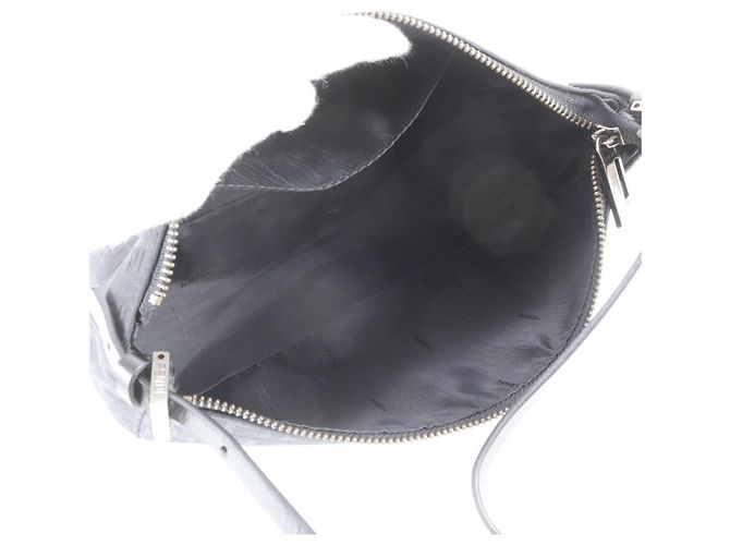 Borsa a tracolla Fendi Zucchino in pelle Nero - vista 7