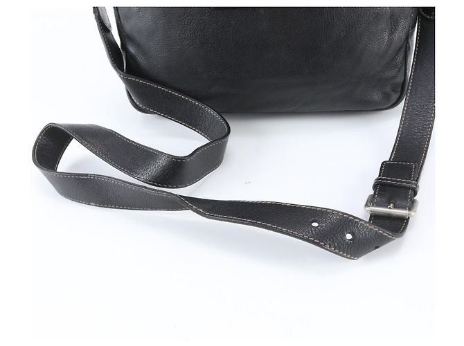 Bolsa de Ombro em Couro Gucci Crest Preto - vista 2