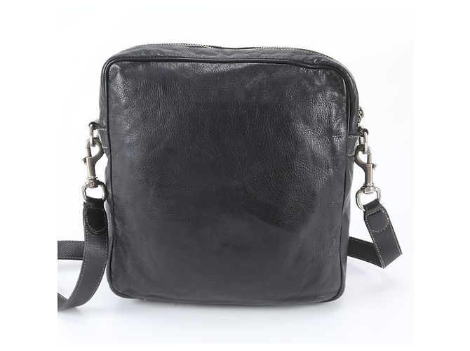 Bolsa de Ombro em Couro Gucci Crest Preto - vista 3