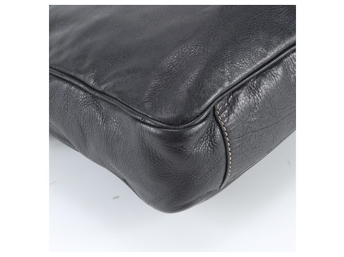 Bolsa de Ombro em Couro Gucci Crest Preto - vista 4