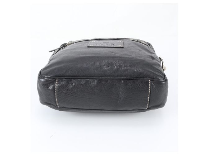 Bolsa de Ombro em Couro Gucci Crest Preto - vista 6