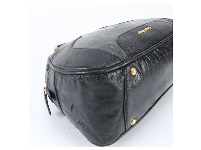 Borsa Tote Miu Miu in pelle nera Nero - vista 4