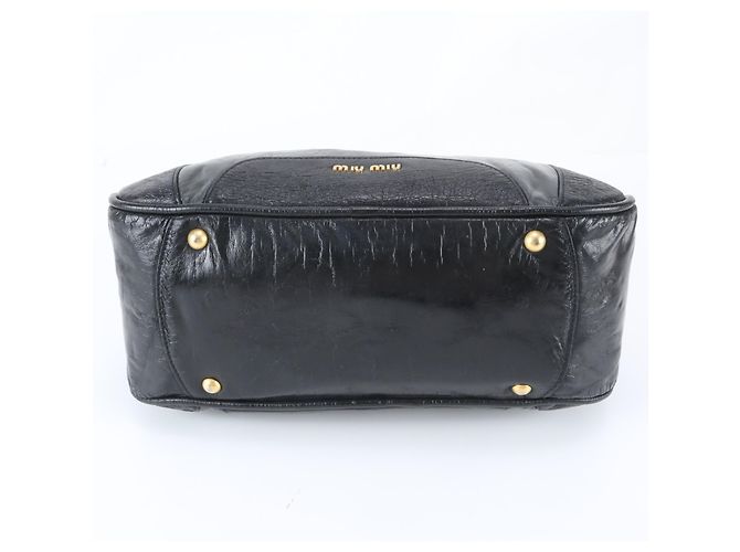 Borsa Tote Miu Miu in pelle nera Nero - vista 6