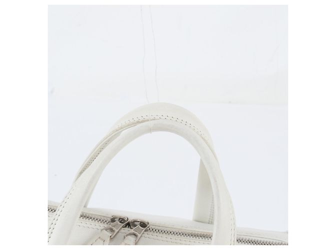Everyday Borsa a tracolla in pelle Triangle Duffle Balenciaga Bianco - vista 2