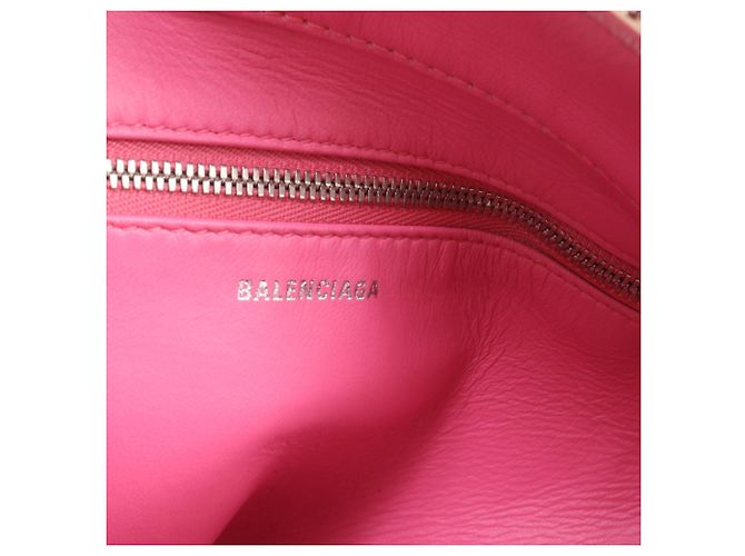 Everyday Borsa a tracolla in pelle Triangle Duffle Balenciaga Bianco - vista 9