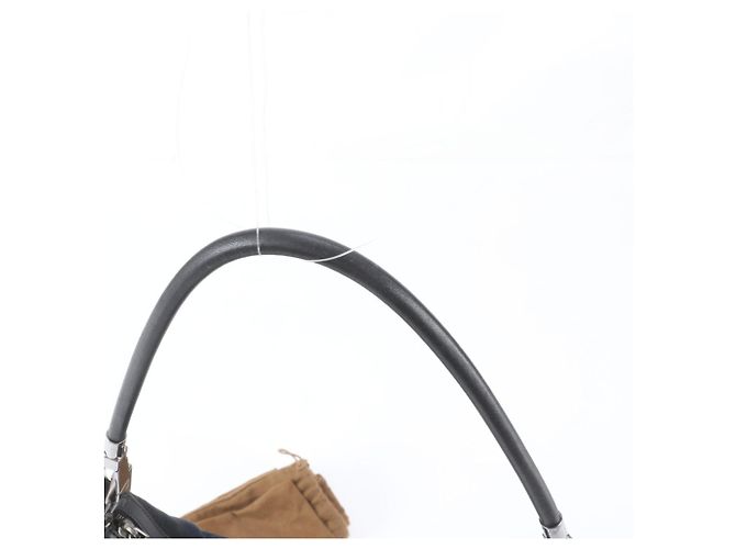 Gucci GG Canvas Leder Schultertasche Schwarz - Ansicht 2