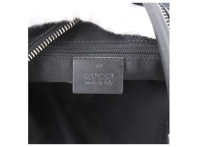 Gucci GG Canvas Leder Schultertasche Schwarz - Ansicht 8