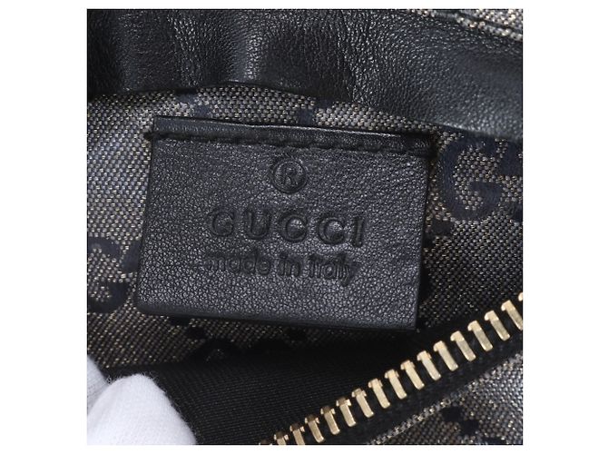 Bolsa de corpo 2-Way Gucci GG Imprime 28566 em couro Preto Azul marinho - vista 8