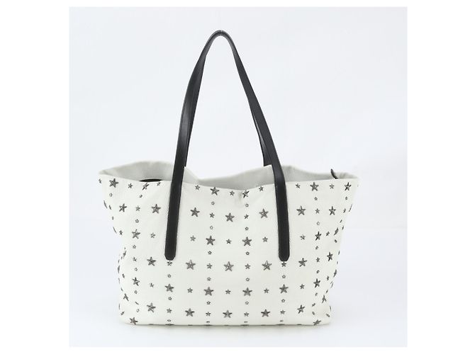 Jimmy Choo Sophia Star Studded Leder-Tote-Bag Schwarz - Ansicht 3