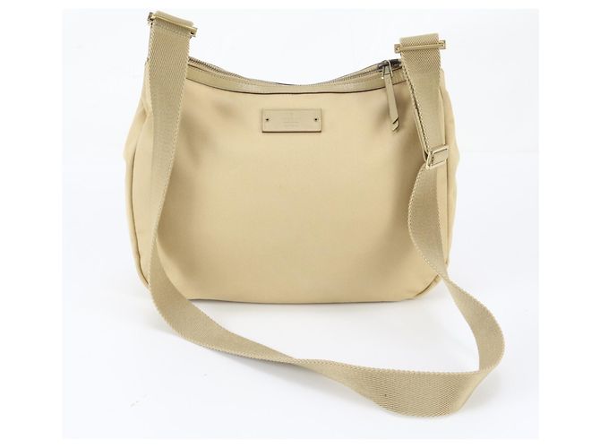 Bolsa tiracolo e tote Gucci 90762 em couro Bege - vista 3