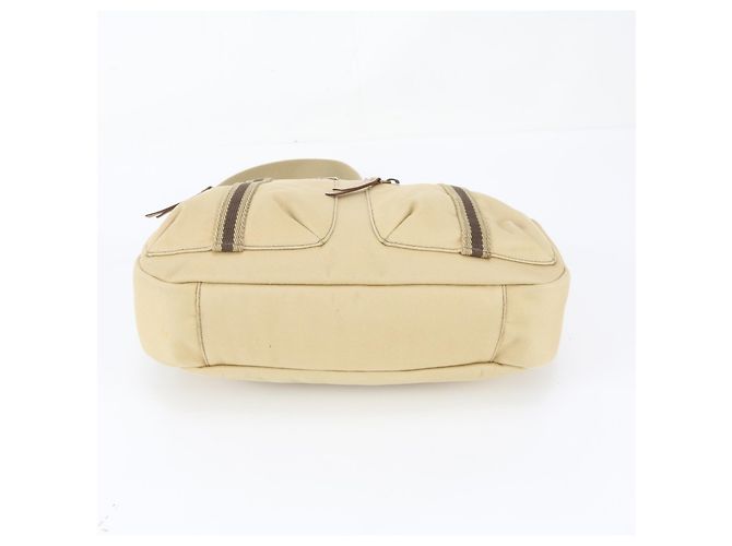 Bolsa tiracolo e tote Gucci 90762 em couro Bege - vista 6