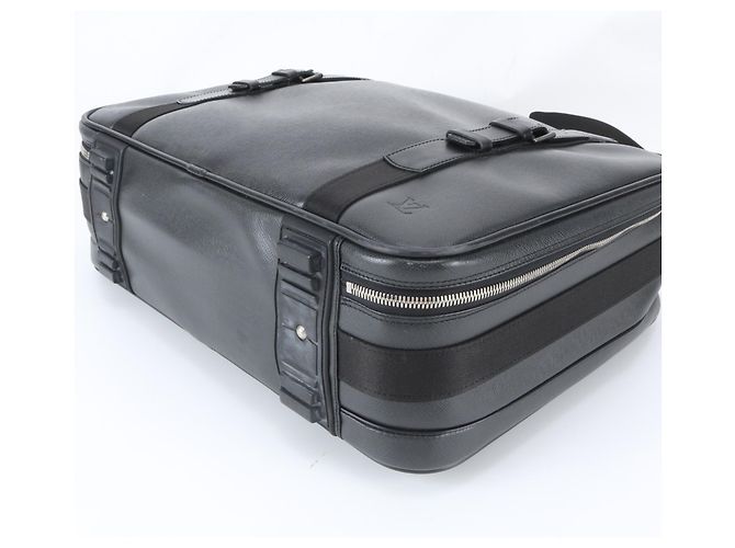 Sac Boston Louis Vuitton Taiga Satellite 53 Gris - vue 6