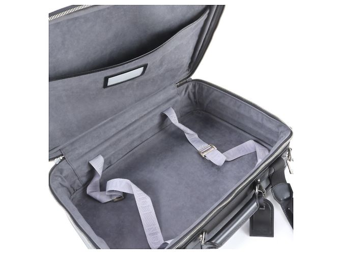 Sac Boston Louis Vuitton Taiga Satellite 53 Gris - vue 8