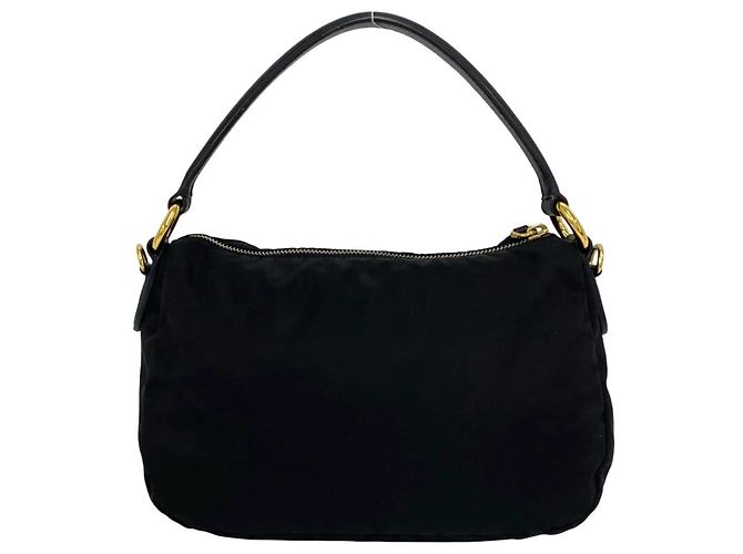Bolso de mano Prada Tessuto Pocono Black Negro - vista 2