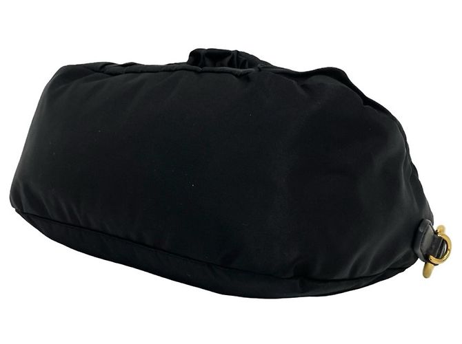 Bolso de mano Prada Tessuto Pocono Black Negro - vista 8