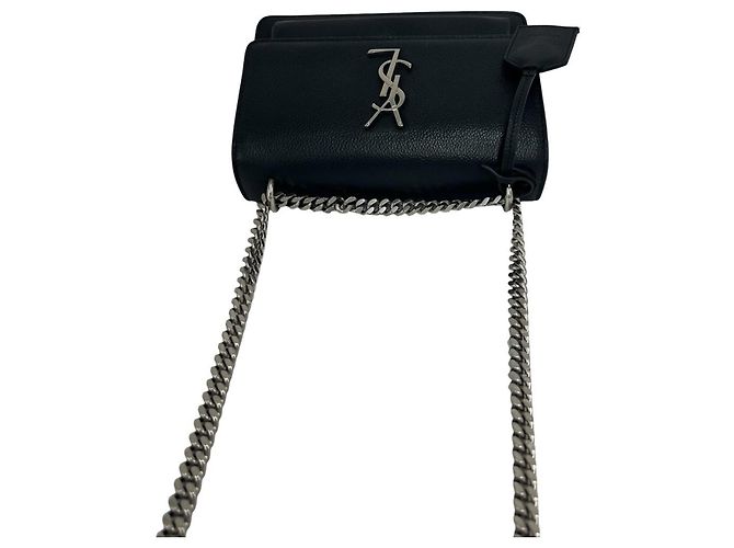 Autre Marque Borsa a tracolla in pelle Sunset Saint Laurent Paris Nero - vista 4