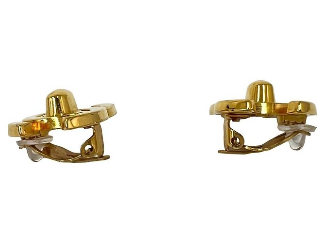 Chanel Vintage Coco Mark Gold Earcuff Ohrring Golden - Ansicht 3