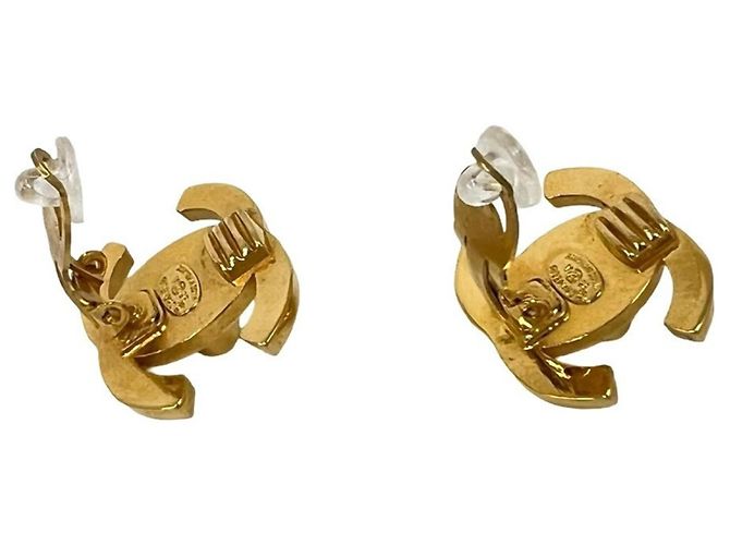 Chanel Vintage Coco Mark Gold Earcuff Ohrring Golden - Ansicht 6