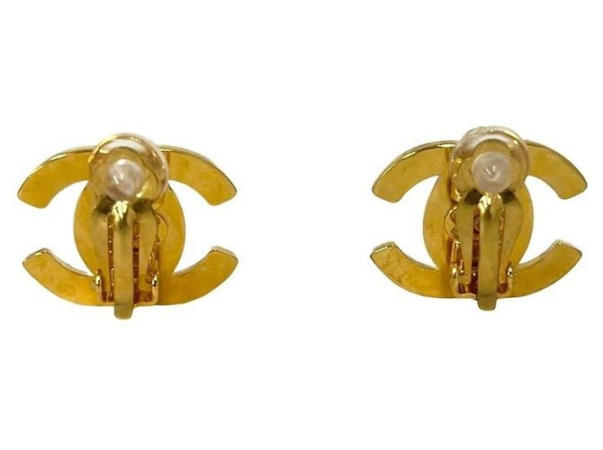 Orecchini CHANEL Vintage Coco Mark GP D'oro - vista 6