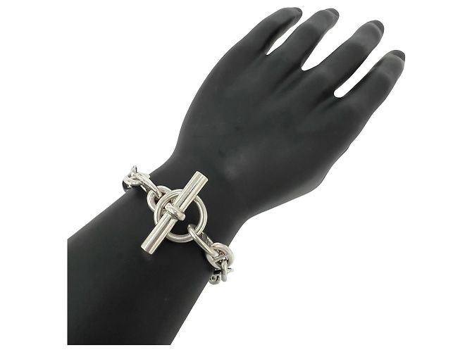 Hermès Hermes Vintage Chaine d'Ancre MM Bracelet Argento - vista 2