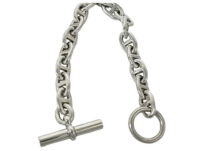 Hermès Hermes Vintage Chaine d'Ancre MM Bracelet Argento - vista 4