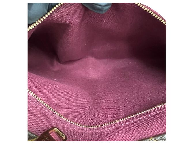 Sac cabas Louis Vuitton Raspail PM Monogram en cuir Marron - vue 10