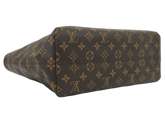 Sac cabas Louis Vuitton Raspail PM Monogram en cuir Marron - vue 7
