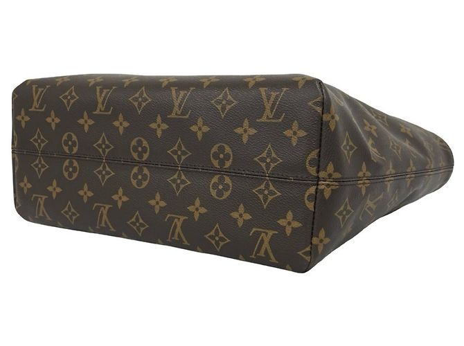 Sac cabas Louis Vuitton Raspail PM Monogram en cuir Marron - vue 8