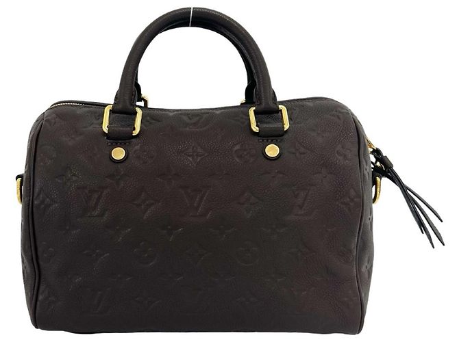 Borsa Louis Vuitton Speedy Bandoulière 25 Marrone - vista 3